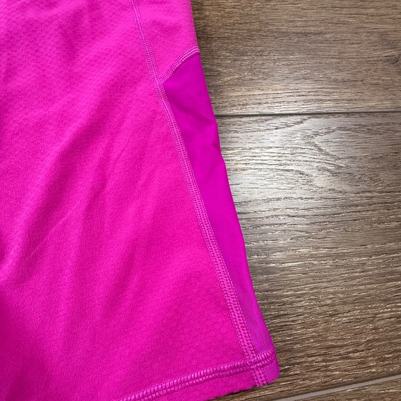 ATHLETA Electric Fuchsia Dobby Action Crop Legging Sz M Pull-On Athletic - Picture 5 of 14